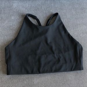 girlfriend collective topanga bra in grey | sz L